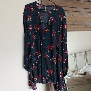 Free people tree swing tunic dress